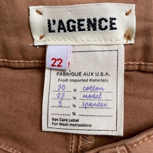 L’AGENCE NWT Junior Marguerite High Rise Skinny Jeans-sz 22 - Picture 4 of 5